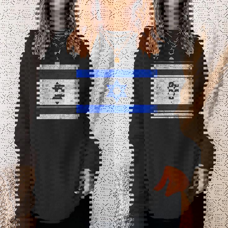 イスラエル国旗グラフィック メンズ レディース キッズ スウェットシャツ 彼女への贈り物