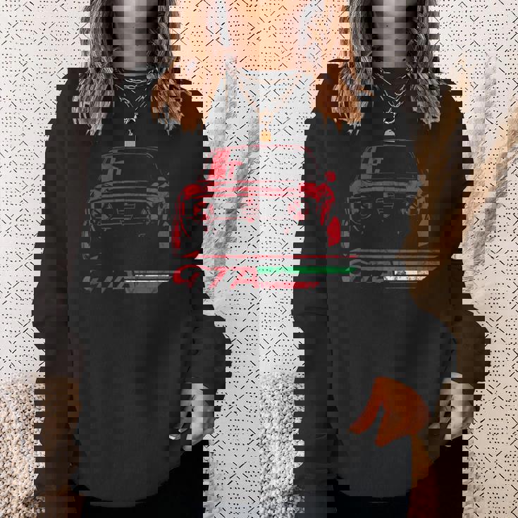 イタリアのクラシックスポーツカーイタリアンスタイルの自動車デザイン スウェットシャツ 彼女への贈り物