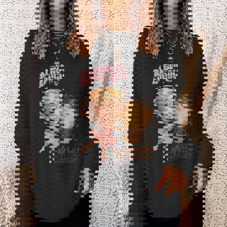 イタリアン ブレイン ロート バレリーナ カプチーナ エスプレッソ アサシン ミーム スウェットシャツ 彼女への贈り物