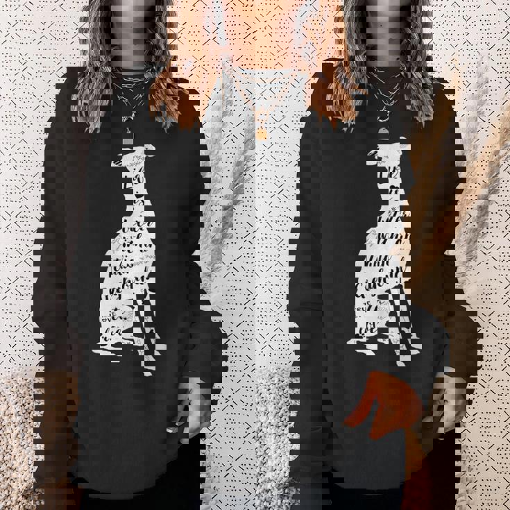 イタリアングレイハウンドシャツデザイン イタリアングレイハウンド犬愛好家 スウェットシャツ 彼女への贈り物