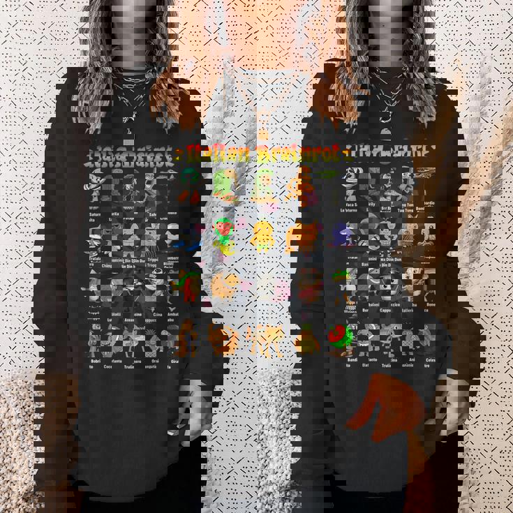 イタリアーノブレインロットディバーテンテイタリアーノブレインロットミーム スウェットシャツ 彼女への贈り物