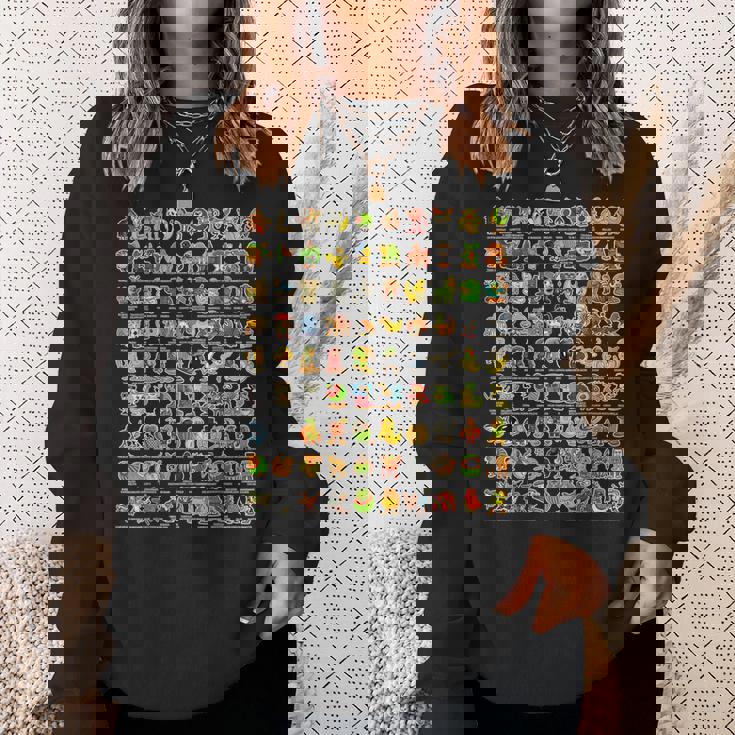 イタリア語-ブレインローz世代面白いミーム90ブレインロットキャラクター スウェットシャツ 彼女への贈り物