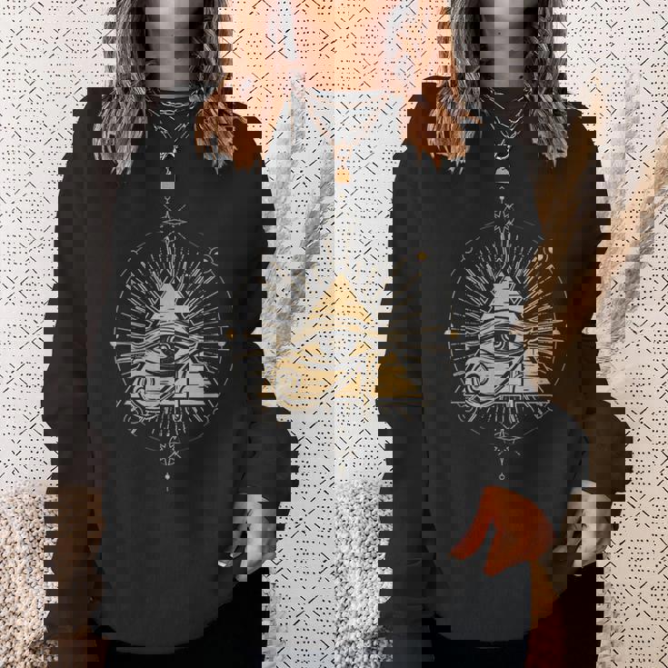 イルミナティ シンボル フリーメイソン トライアングル 陰謀 惑星 スウェットシャツ 彼女への贈り物