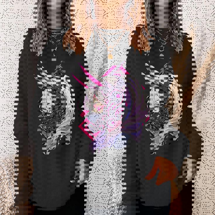 イースターバニーイヤー サイバーパンク エステティックテックウェア スウェットシャツ 彼女への贈り物