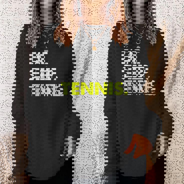 イート・スリープ・テニス スウェットシャツ 彼女への贈り物