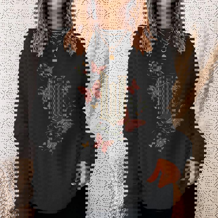 ウィキッドムービーロゴ W バタフライ スウェットシャツ 彼女への贈り物