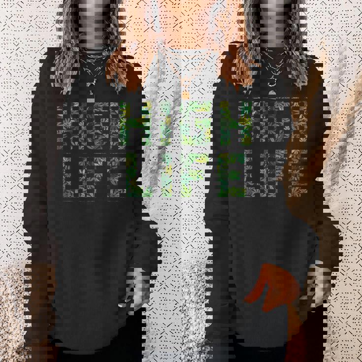 ウィードシャツ メンズ レディース ハイライフ 大麻 マリファナ 恋人 ギフト スウェットシャツ 彼女への贈り物