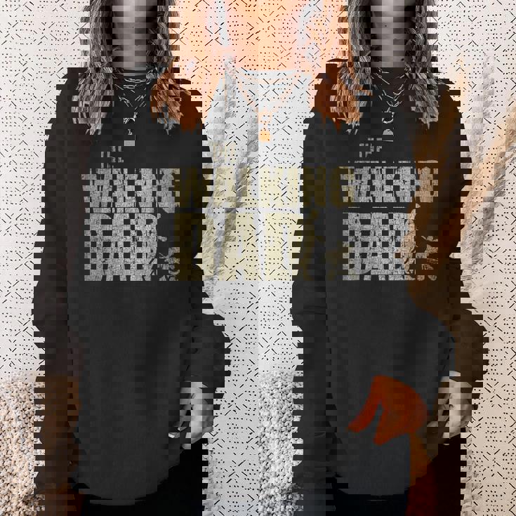 ウォーキングパパ 面白い 新米パパ ギフト クリスマス 父の日 スウェットシャツ 彼女への贈り物