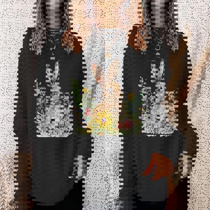 ウサギの恋人 グラフィックデザイン ウサギ オーナー。 スウェットシャツ 彼女への贈り物