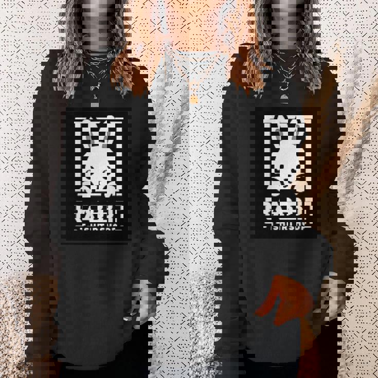 ウサギシリーズ（公式ロゴ） スウェットシャツ 彼女への贈り物