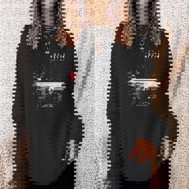 エアクラフト A320-214 スウェットシャツ 彼女への贈り物