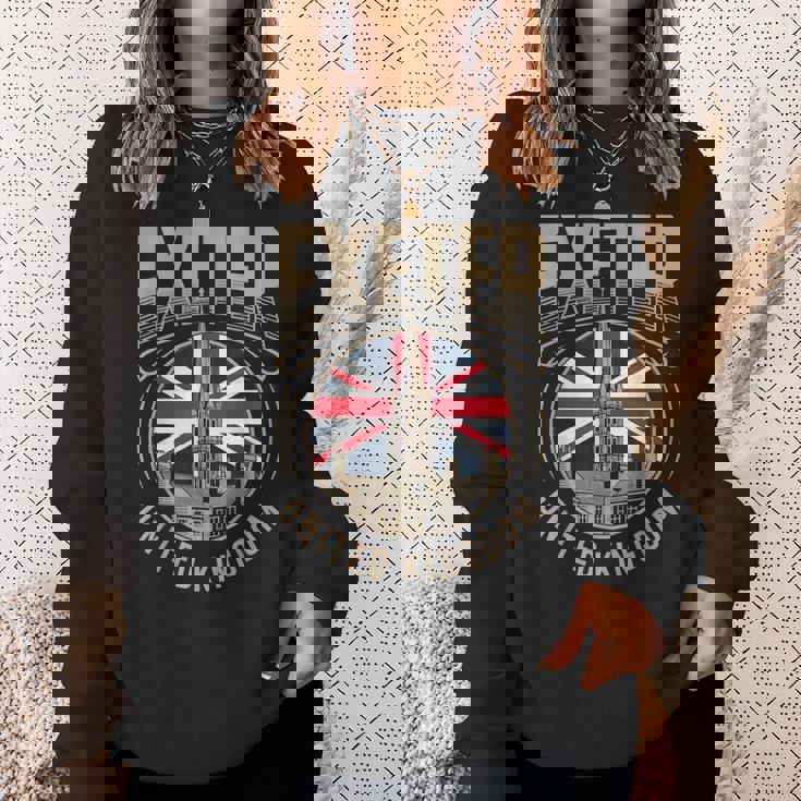 エクセター イギリス トラベル シティ バイブス スウェットシャツ 彼女への贈り物