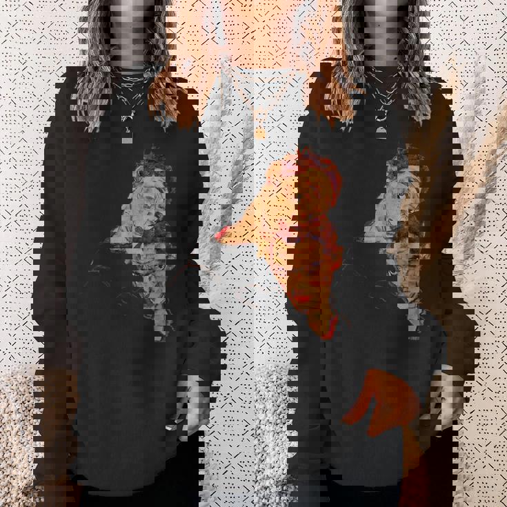 エゴン・シーレ作「ダブル・セルフ・ポートレート」1915 スウェットシャツ 彼女への贈り物