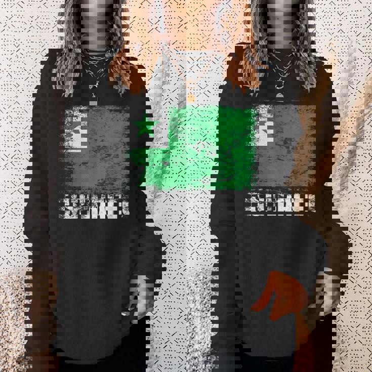 エスペラント国旗tシャツ スウェットシャツ 彼女への贈り物