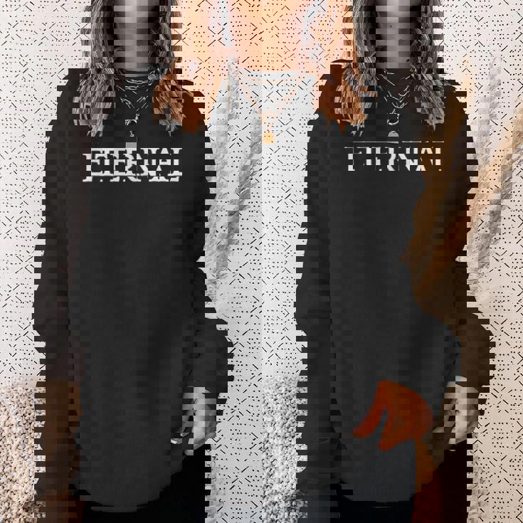 エターナルイングリッシュワードアパレル スウェットシャツ 彼女への贈り物