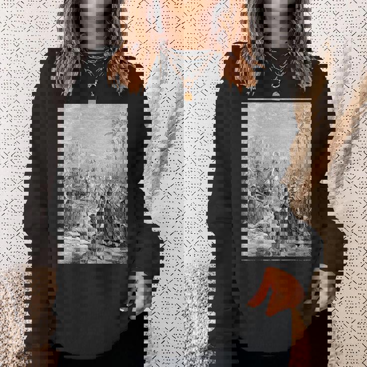 エルサレムへのイエスの参入 グスターヴ・ドーレ聖書芸術 スウェットシャツ 彼女への贈り物