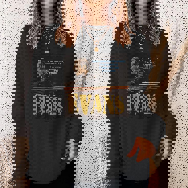 エヴァンス ジャズ 知恵 ピアニスト ミュージシャン スウェットシャツ 彼女への贈り物