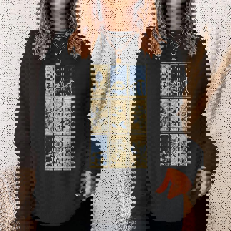 オカルト精神活性植物サイケデリックゴシック薬タロット スウェットシャツ 彼女への贈り物