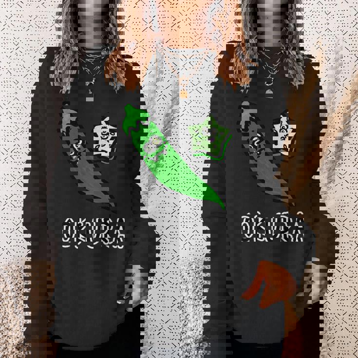 オクラさん スウェットシャツ 彼女への贈り物