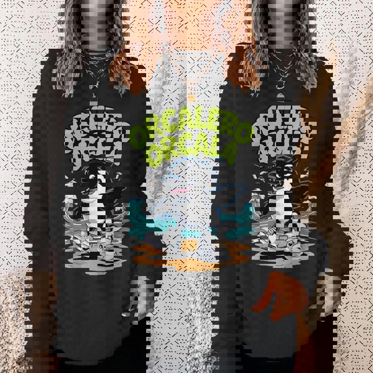 オルカレロ オルカラ イタリアンシャチ ブレイン ミーム スウェットシャツ 彼女への贈り物