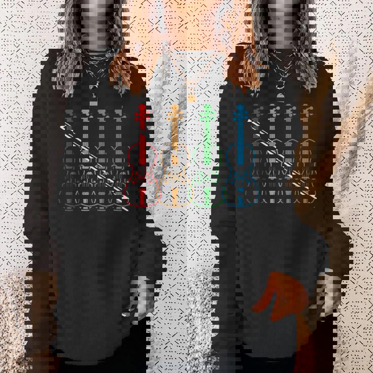 オーケストラ ヴァイオリン 奏者 音楽 ヴィンテージ 楽器 バイオリン スウェットシャツ 彼女への贈り物