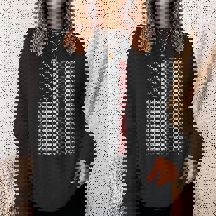 オートバイ ジムカーナ アメリカ国旗 7月4日 スウェットシャツ 彼女への贈り物