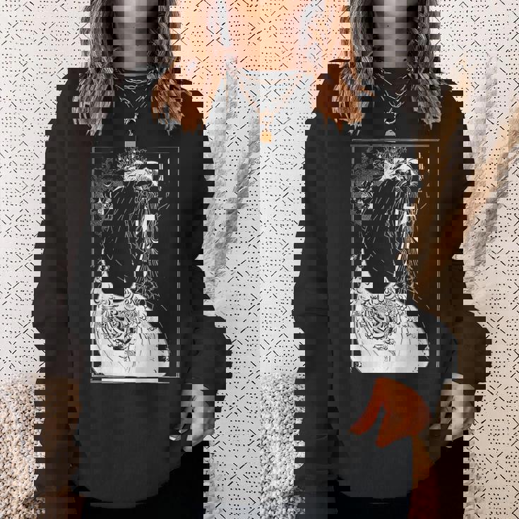 オーブリー・ビアズリーのピーコックスカート1893 スウェットシャツ 彼女への贈り物