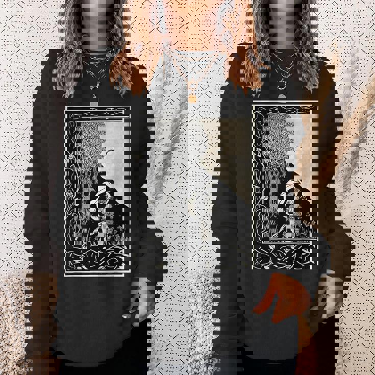 オーブリー・ビアズリー作「女に似た悪魔」1893 スウェットシャツ 彼女への贈り物