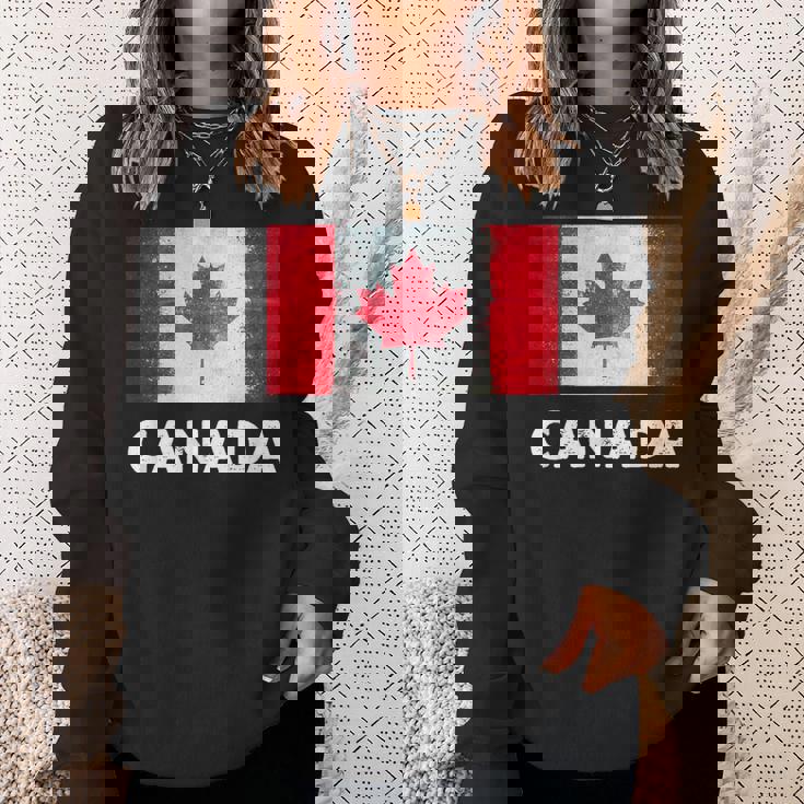 カナダ国旗ジャージ、カナダ。 スウェットシャツ 彼女への贈り物