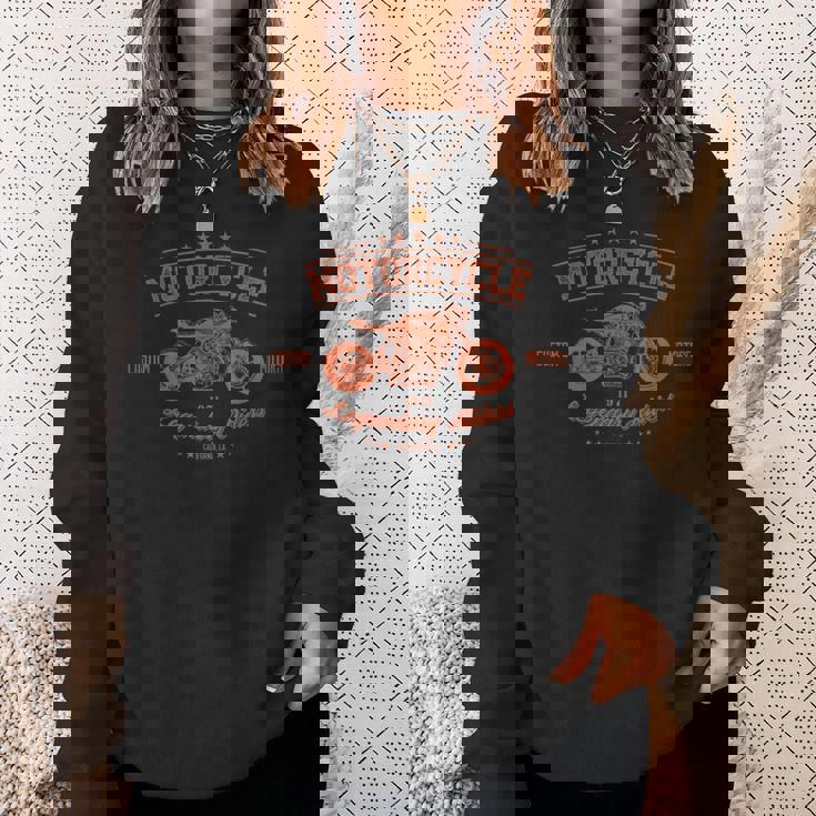 カフェレーサー カスタム バイク 伝説のライダー カリフォルニア ロサンゼルス スクランブラー モーターサイクル スウェットシャツ 彼女への贈り物