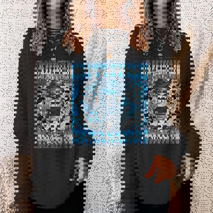 カプチーノ アサシーノ ファニー ミーム コーヒー イタリアン ブレイン スウェットシャツ 彼女への贈り物