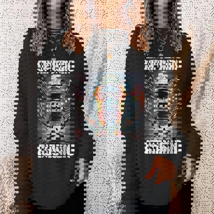 カプチーノ・アサシーノ イタリアンブレインロットミーム スウェットシャツ 彼女への贈り物