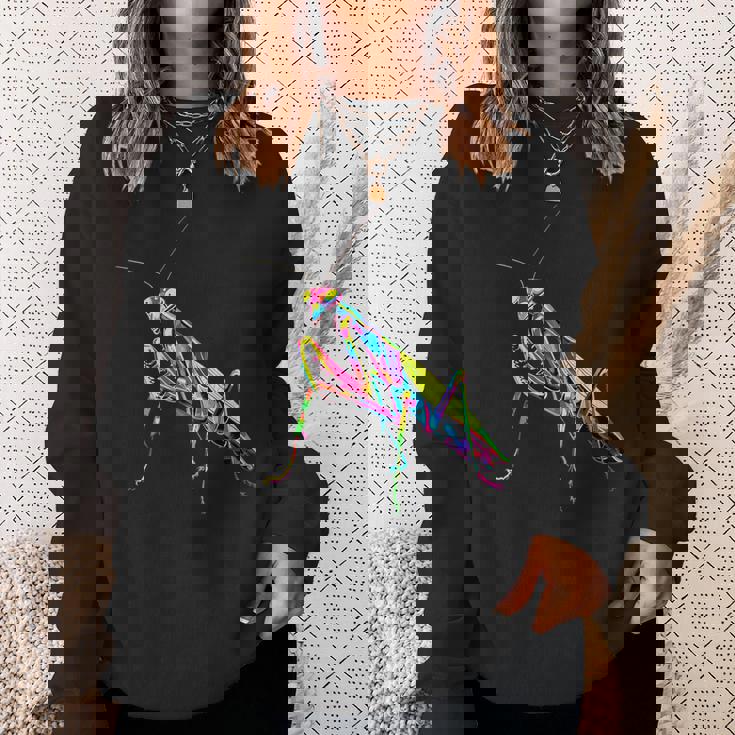 カマキリ カマキリ類 昆虫学 カマキリ スウェットシャツ 彼女への贈り物