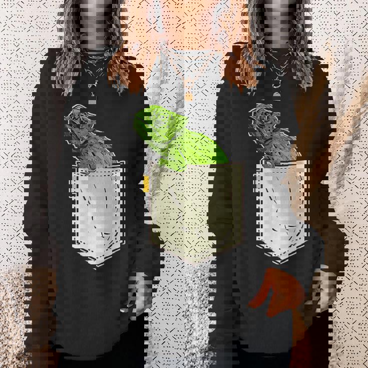 カメレオンポケットバッジ スウェットシャツ 彼女への贈り物