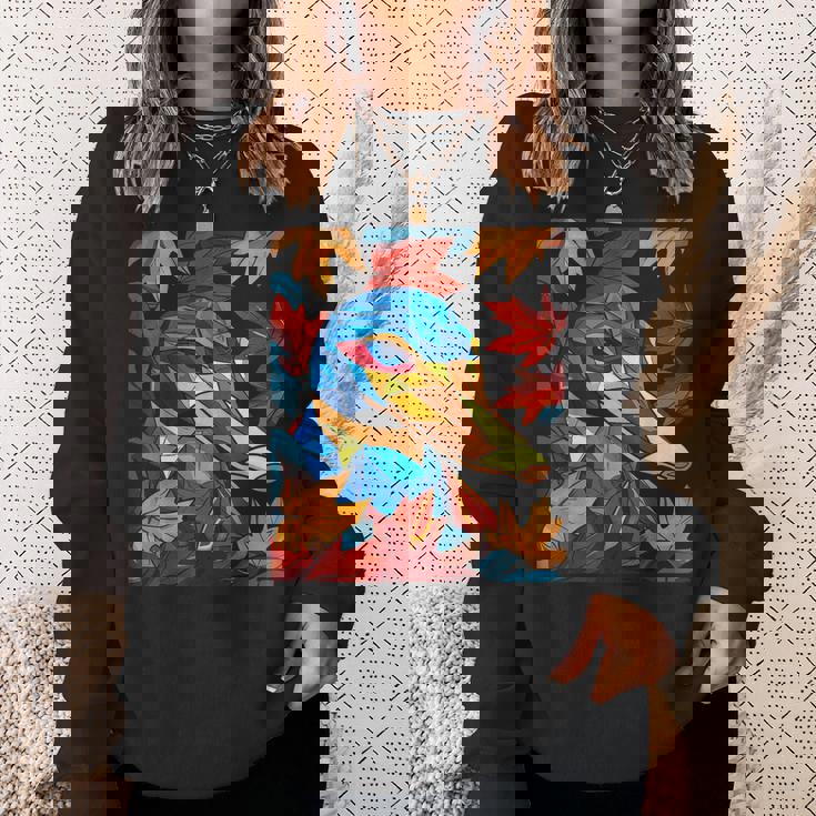 カモノハシ 動物 モチーフ イラスト カモノハシ スウェットシャツ 彼女への贈り物