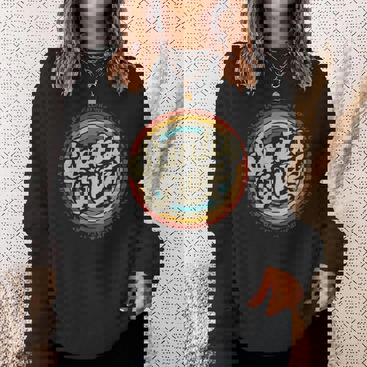 カリフォルニア州サンタクルーズシュタット ヴィンテージ レトロ スウェットシャツ 彼女への贈り物