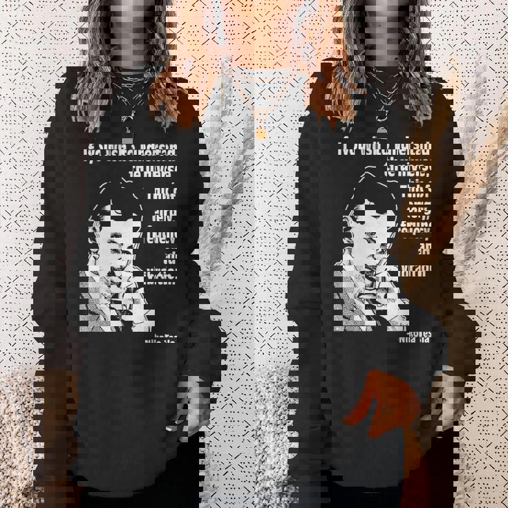 カルバン・ミラtシャツ ニコラ・テスラ スウェットシャツ 彼女への贈り物