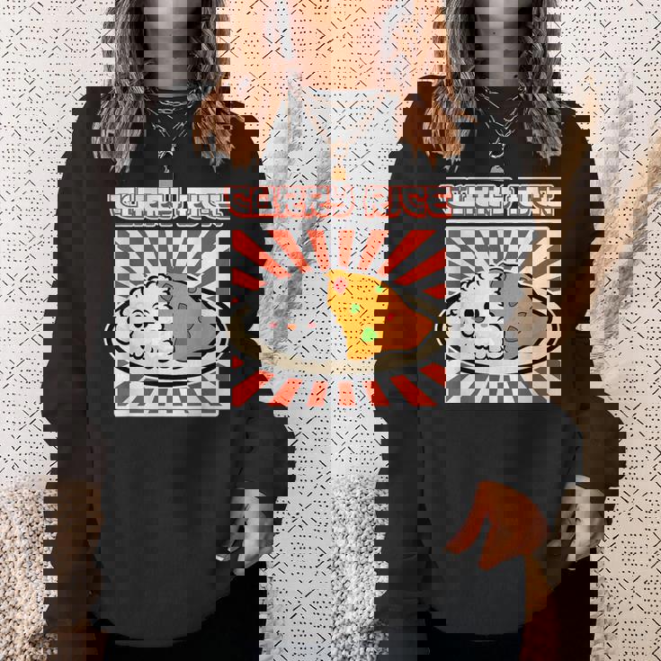 カレーライス メンズ レディース ライス スウェットシャツ 彼女への贈り物