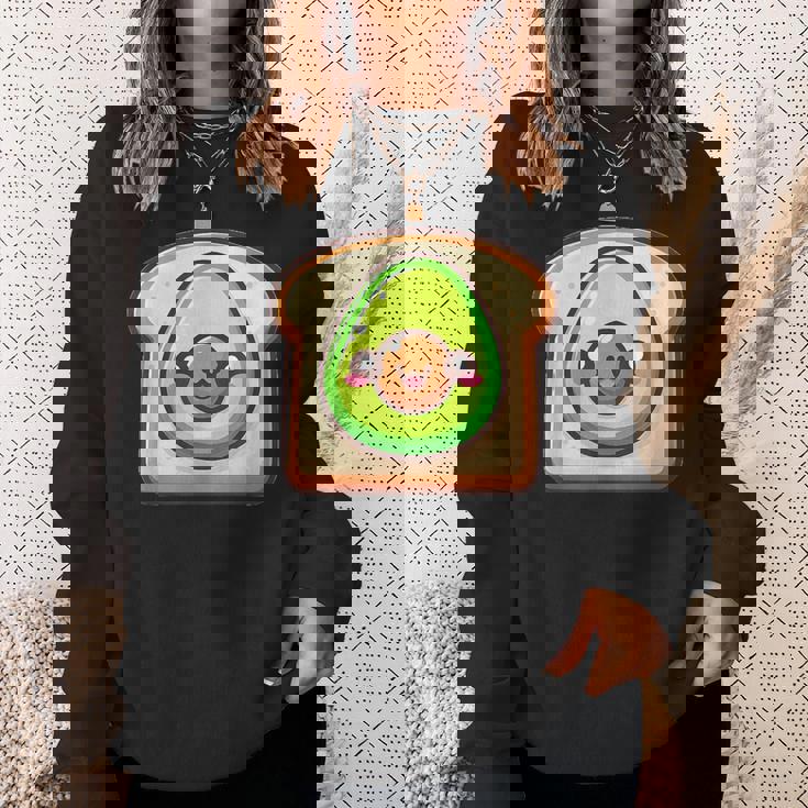 カワイイ アボカドトースト スウェットシャツ 彼女への贈り物