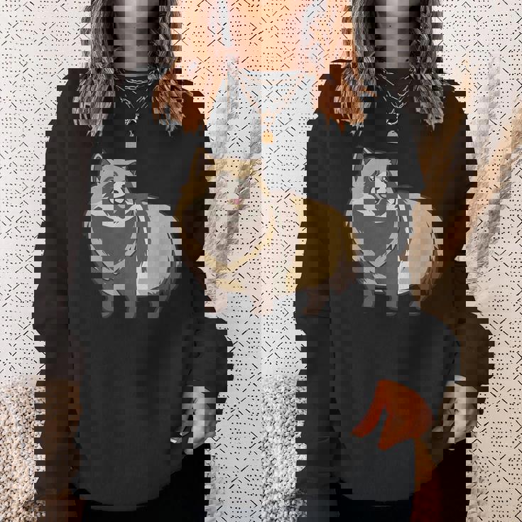 カワイイタヌキ スウェットシャツ 彼女への贈り物