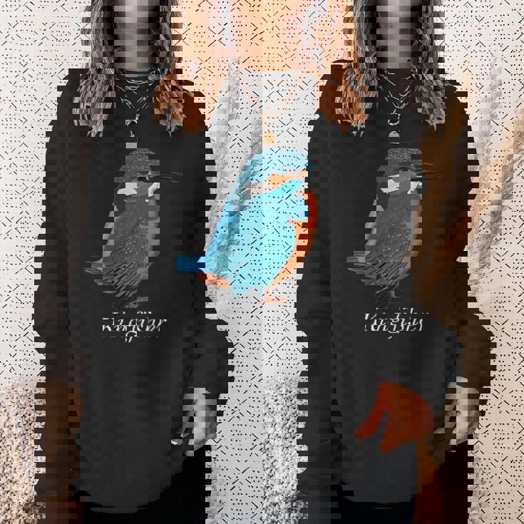 カワセミ 鳥 動物 図 バードウォッチング 贈り物 鳥類学者 生物学者 自然科学 スウェットシャツ 彼女への贈り物