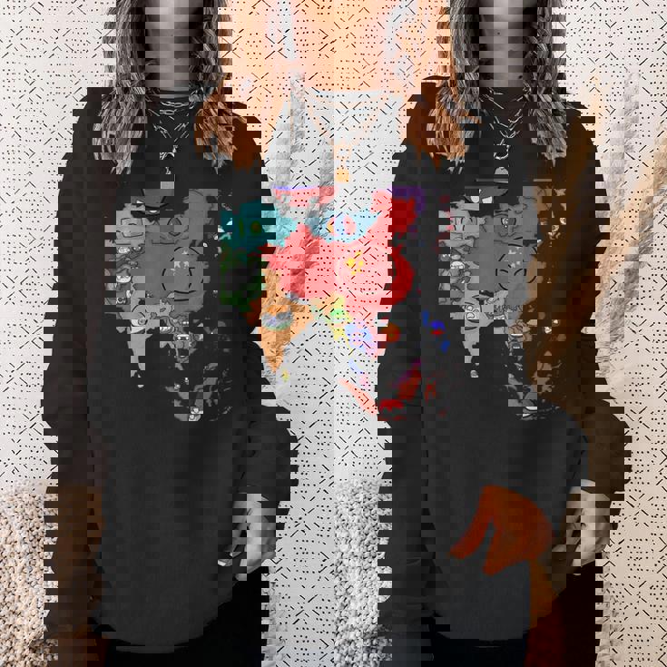 カントリーボール アジア スウェットシャツ 彼女への贈り物