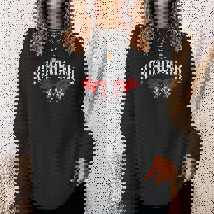 キックボクサー 格闘技 キックボクシング キックボクシング スウェットシャツ 彼女への贈り物