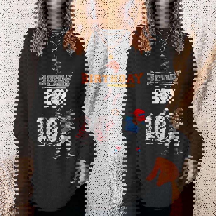 キッズ 10歳の誕生日 野球選手 ダビングボーイ 10歳 スウェットシャツ 彼女への贈り物