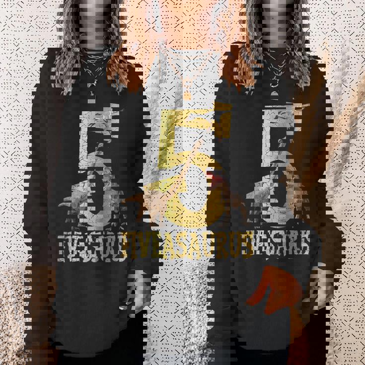 キッズ Tレックス 恐竜 誕生日パーティー装飾 5歳の誕生日 男の子 恐竜 スウェットシャツ 彼女への贈り物