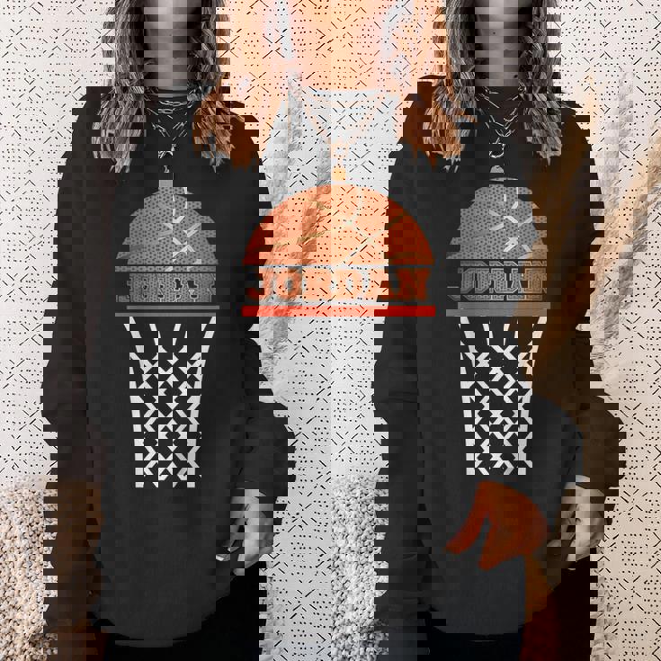 キッズ バスケットボールtシャツ ジョーダン カスタムネームギフト 男の子、若者向け スウェットシャツ 彼女への贈り物