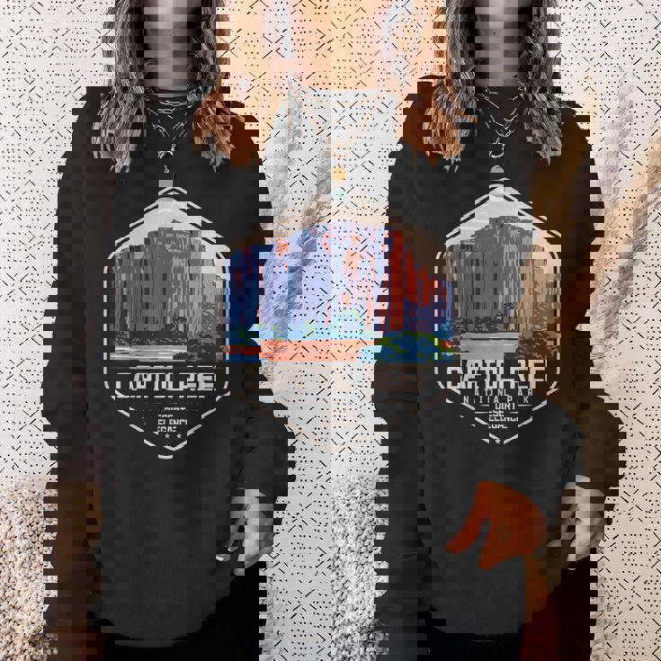 キャピトルリーフ国立公園 ユタ州のアメリカ国立公園 スウェットシャツ 彼女への贈り物