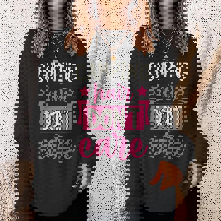 キャンピングヘア Don't Care スウェットシャツ 彼女への贈り物