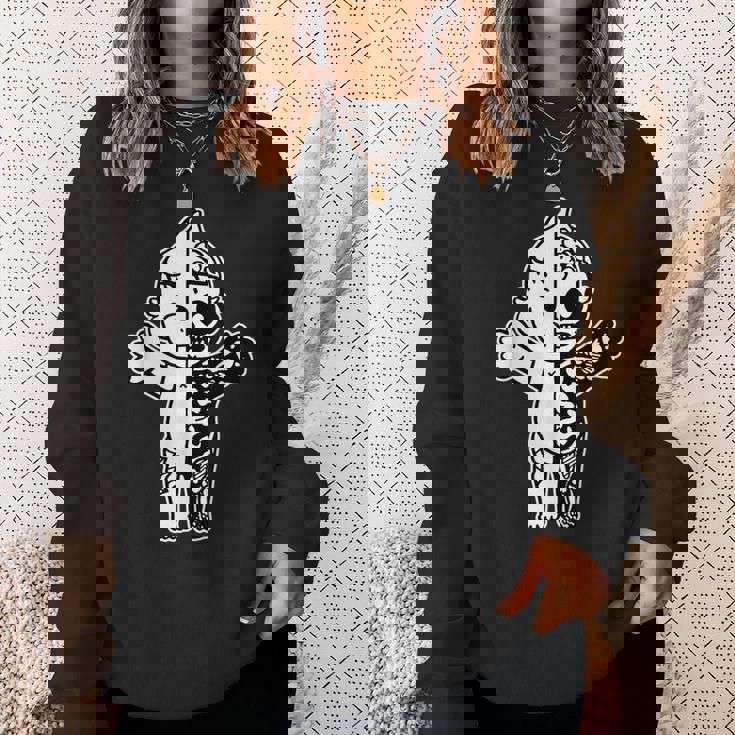 キューピー ベビー スケルトン ゾンビ スウェットシャツ 彼女への贈り物