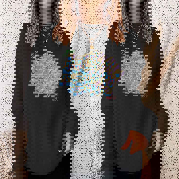 キューブ 迷路&迷路 スウェットシャツ 彼女への贈り物